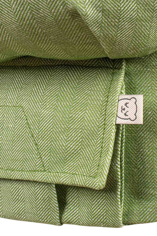 Basil - Linen Free-to-Grow Baby Carrier