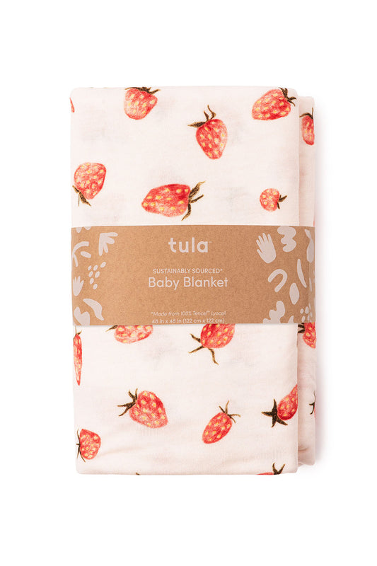 Tula Baby Tencel Blanket Strawberry
