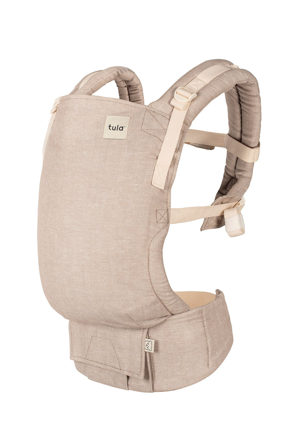 Free-to-Grow Linen Ergonomic Baby Carrier: Sand Baby Tula EU