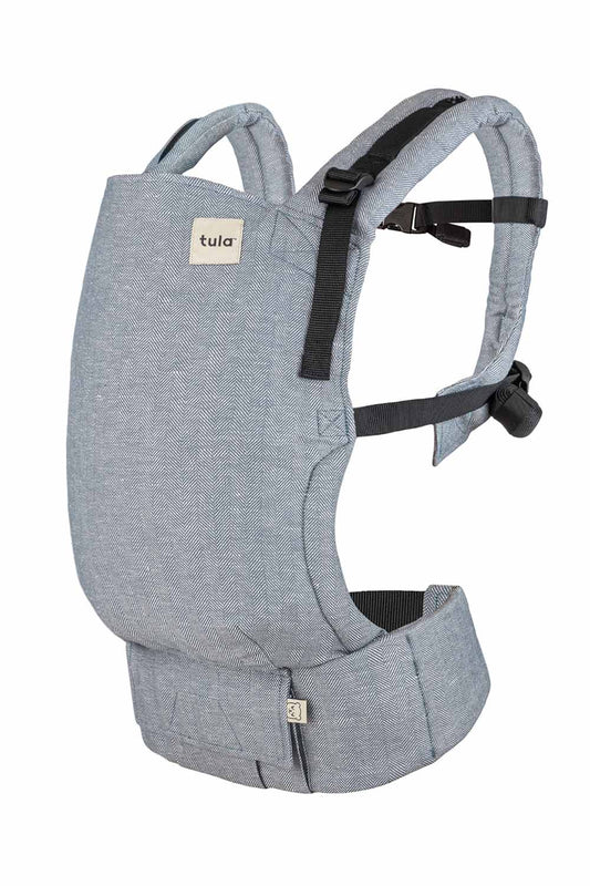 Storm Blue - Linen Free-to-Grow Baby Carrier