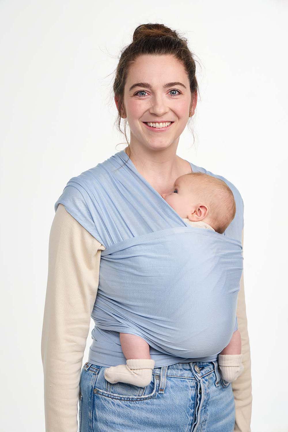 Il Marsupio Neonato Fascia Neonato Fino A Quando Baby Blue