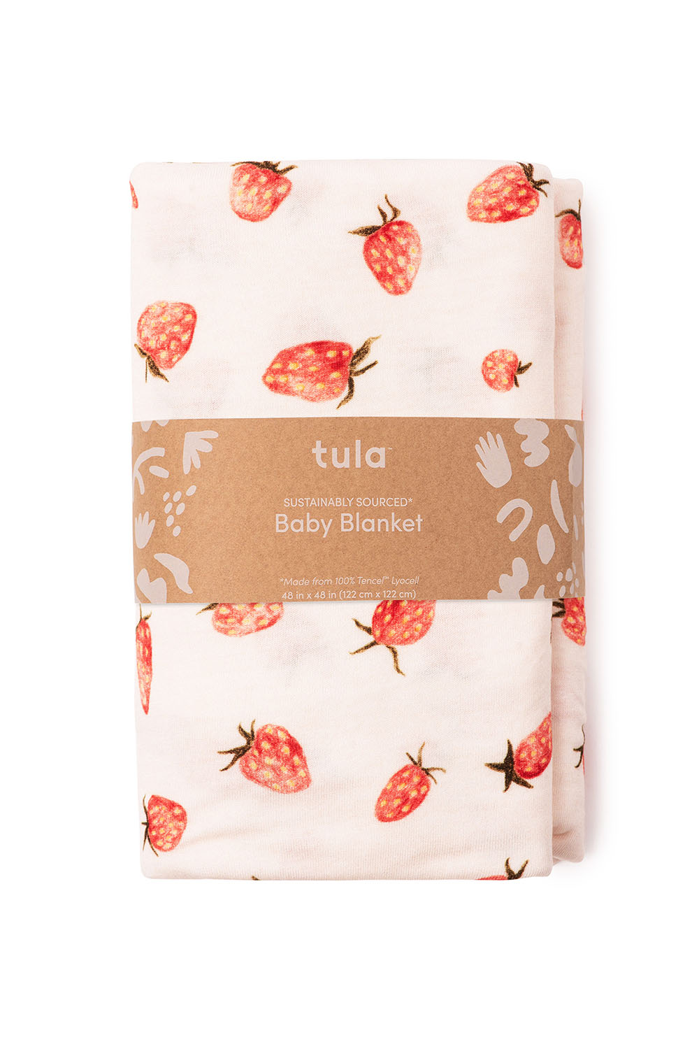 Strawberry Tula Baby Tencel Babydeken