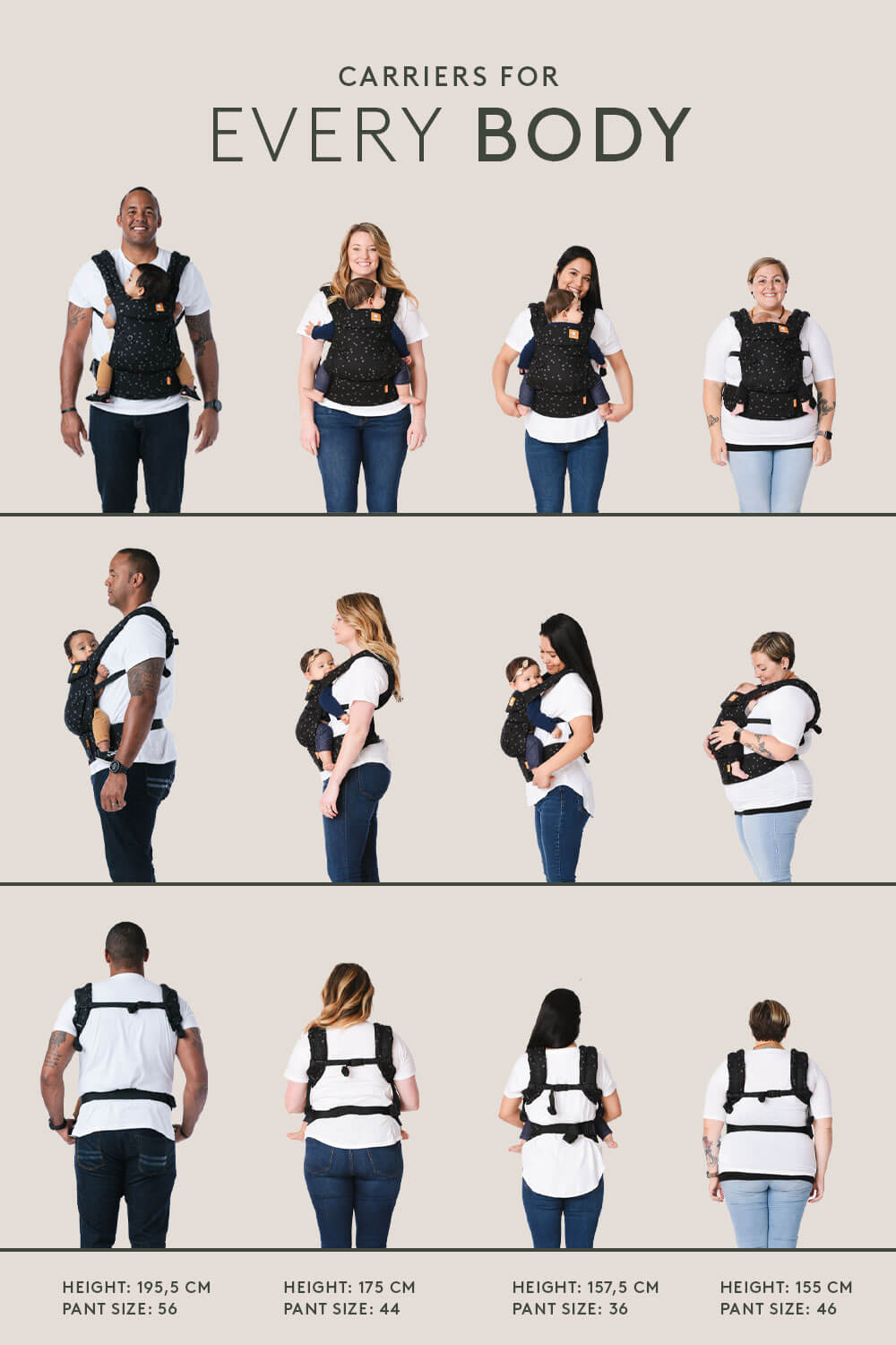 Emerge - Cotton Free-to-Grow Baby Carrier