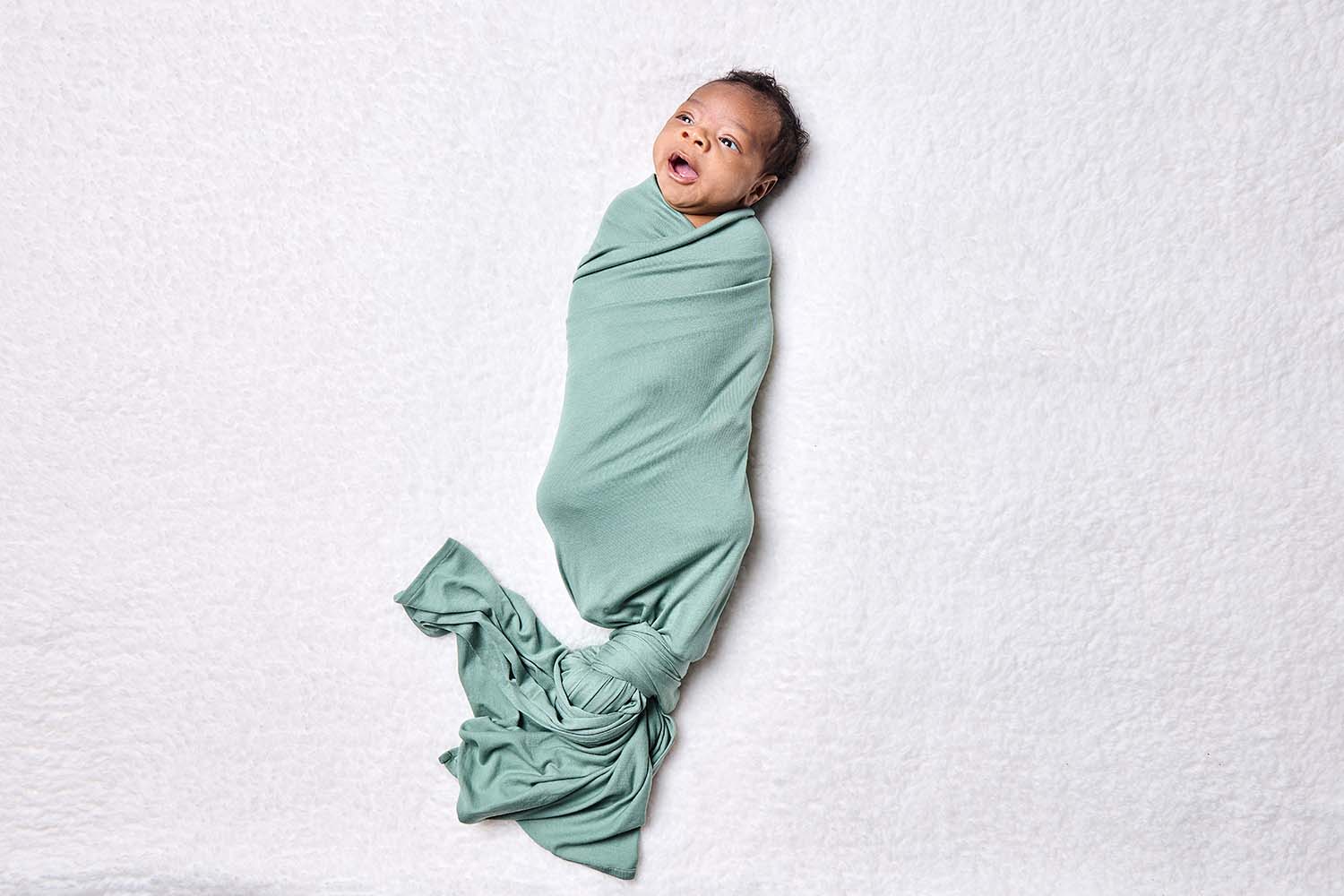 Tencel Swaddle Blanket Sage