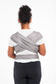 Tula Stretchy Wrap worn by a mum photographed from the back