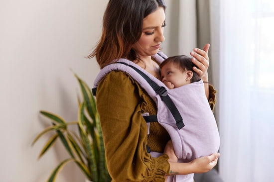 Tula Linen Free-to-Grow Baby Carrier Starling