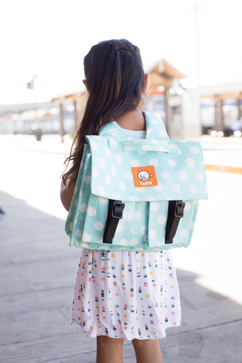 Mint Candy Dots - Tula Kids Backpack - Baby Tula