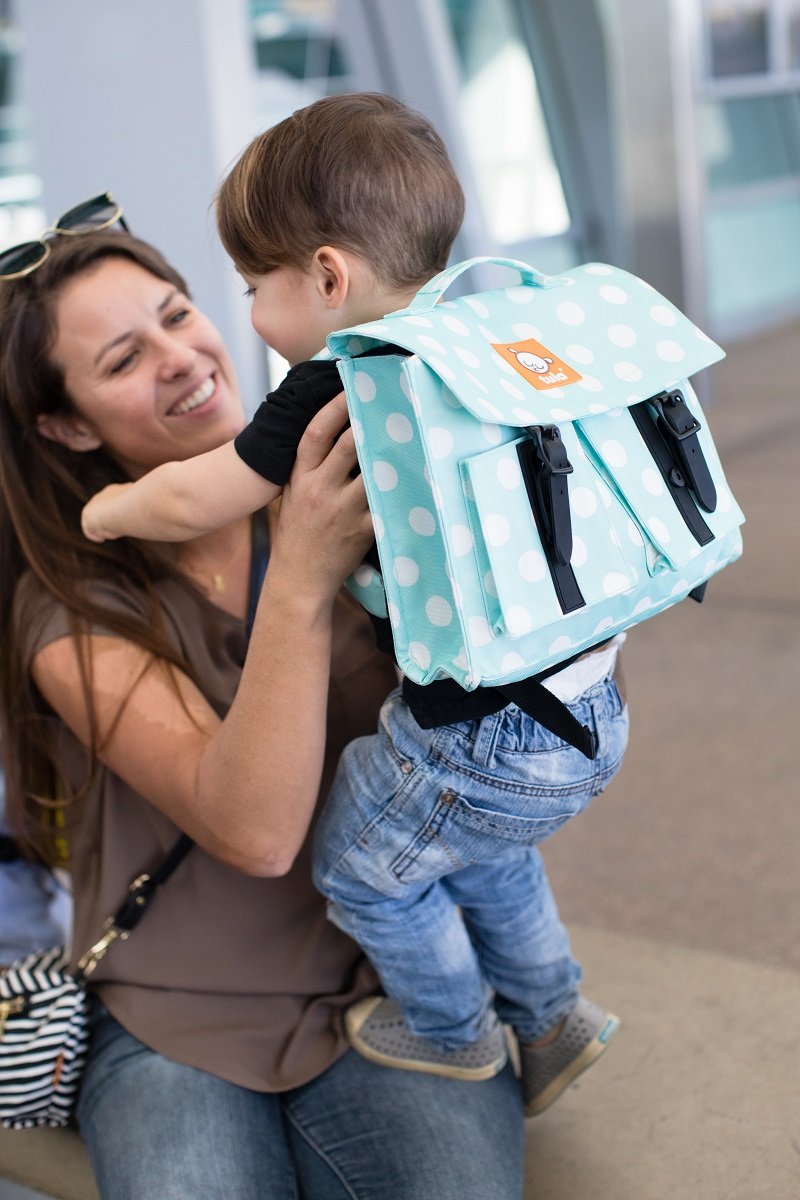 Mint Candy Dots - Tula Kids Backpack - Baby Tula