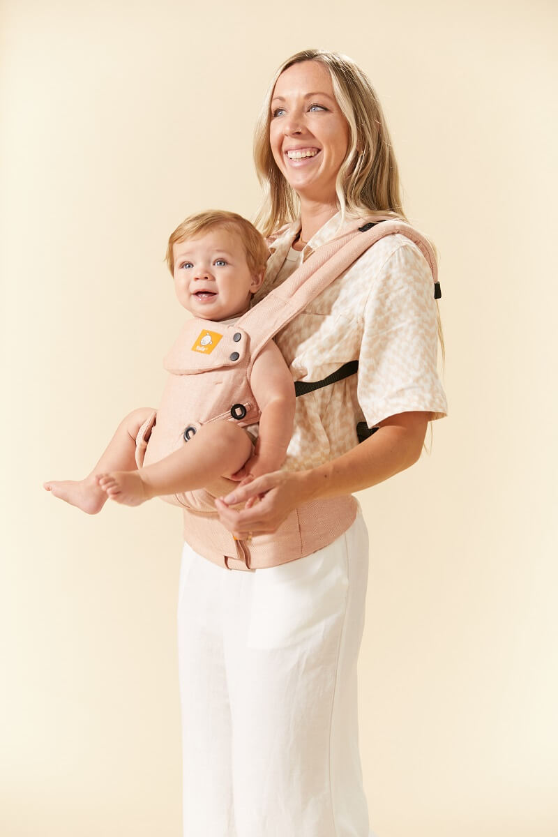 Tula Explore Linen Baby Carrier Sunset