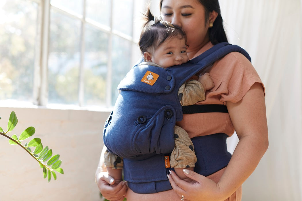 Tula Explore Hemp Baby Carrier Bluestone