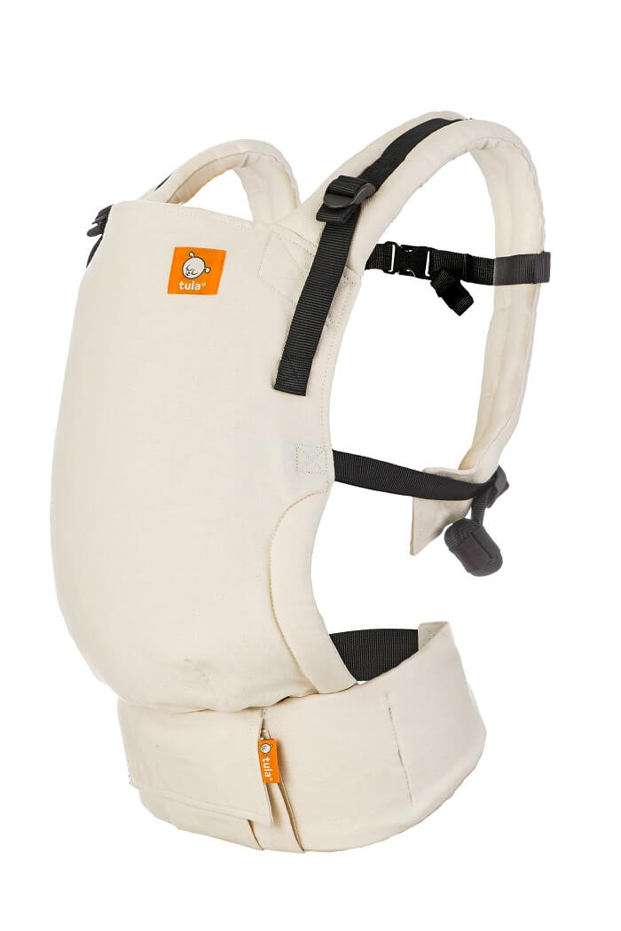 Tula Linen Free-to-Grow Baby Carrier Dove