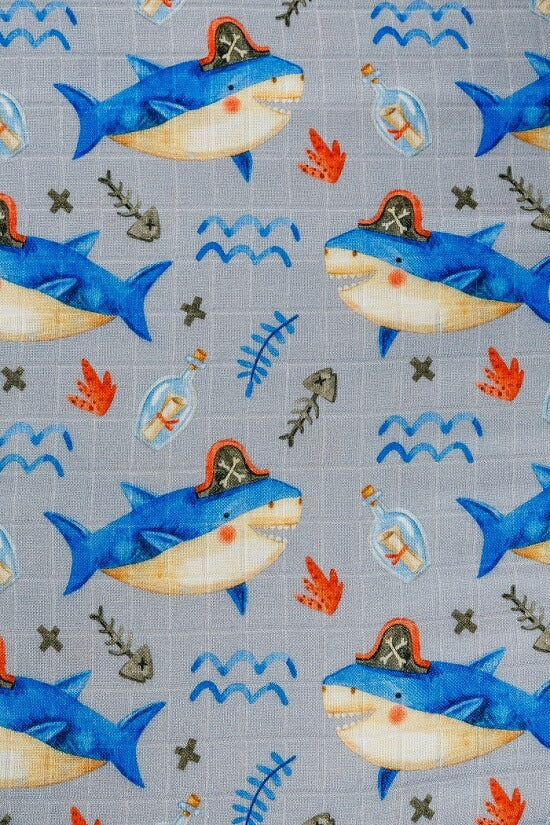 Sharrrk - Shark Baby Blanket