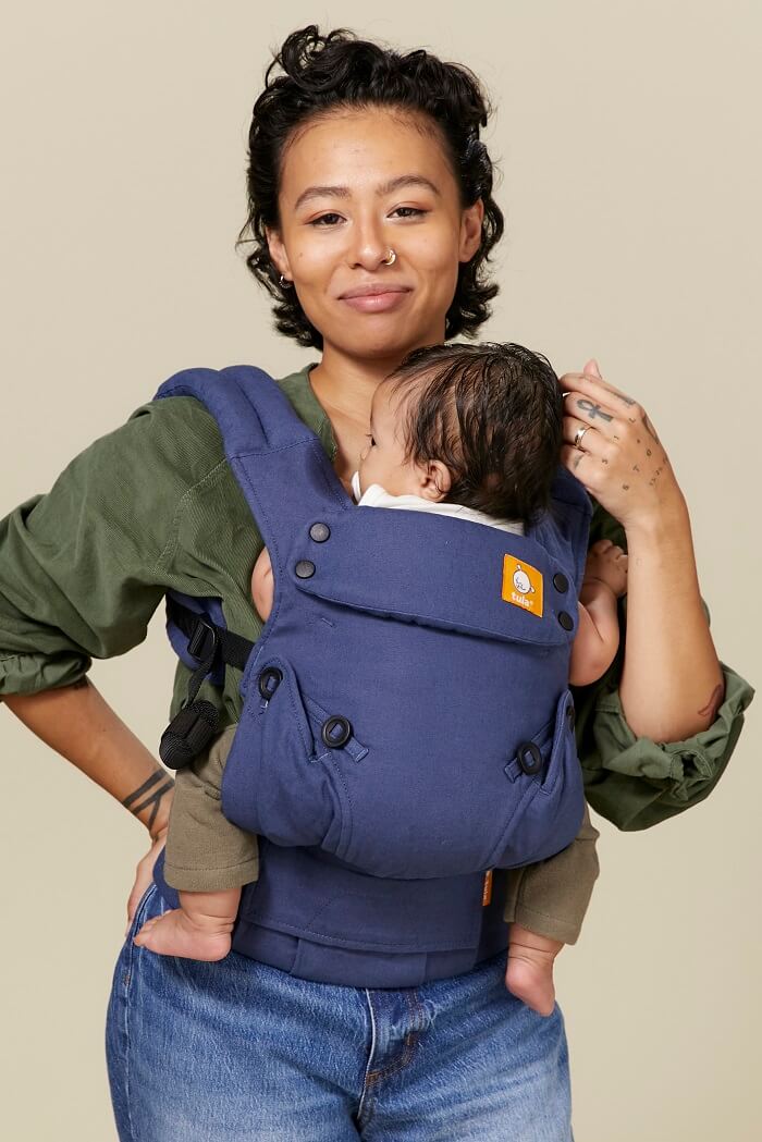 Tula Explore Hemp Baby Carrier Bluestone