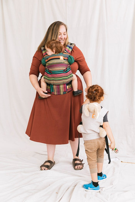 Tula Mini-Puppe Trage Leinen Sand