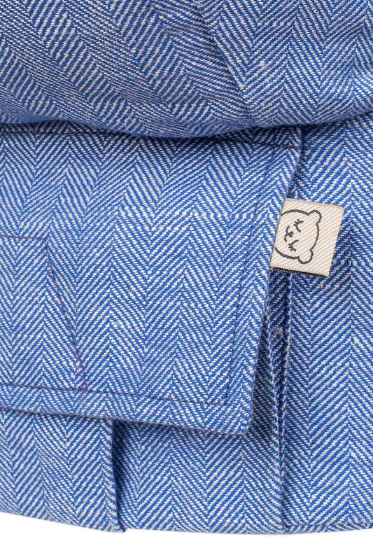 Océano - Mochila Porta Bebé de Lino Free-to-Grow