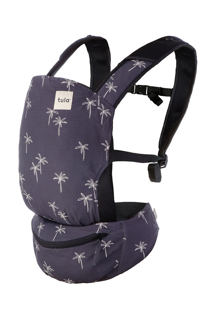 Mochila portabebés ergonómica compacta de viaje Tula Lite Palms