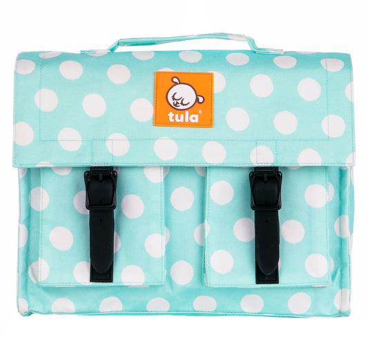 Mint Candy Dots - Cartable Tula pour enfants - Baby Tula