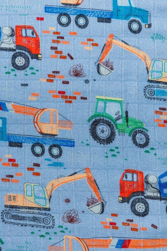 Coperta per bambini - Color Me Construction