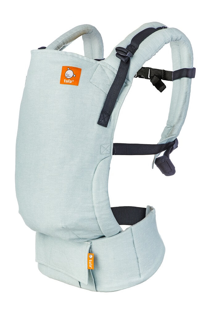 Marsupio Neonato Tula Free-to-Grow in lino Seafoam