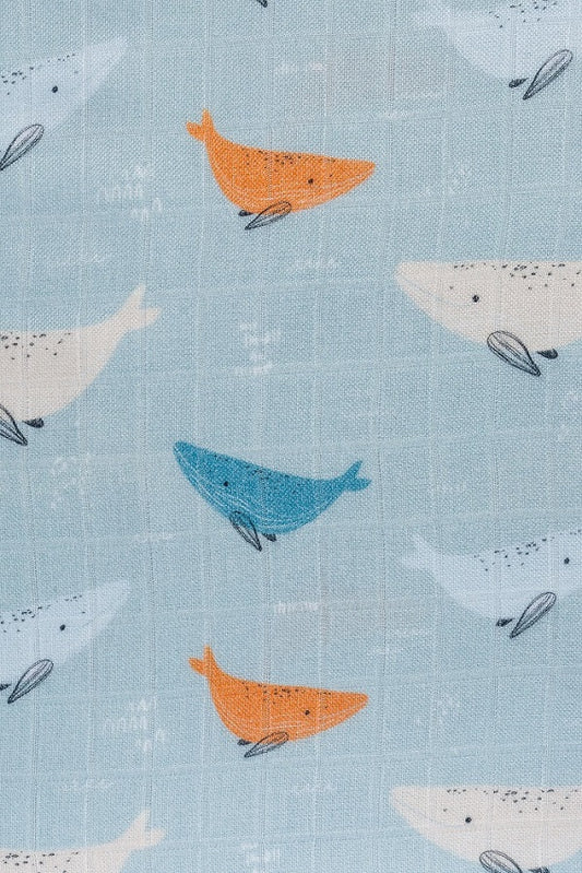 Coperta per bambini balena Tula Whale Watch