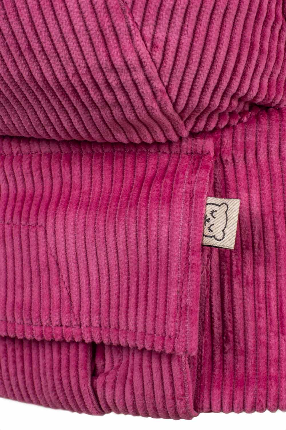 Magenta - Corduroy Free-to-Grow Babydraagzak