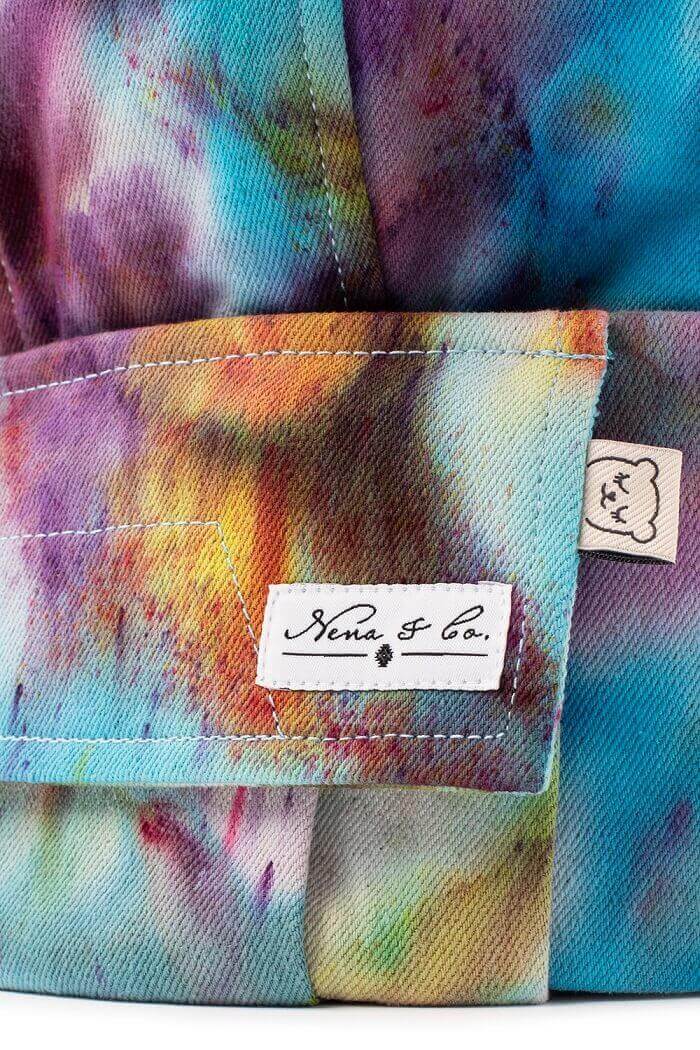 Denim Tie-Dye - Signature Geweven Explore Draagzak