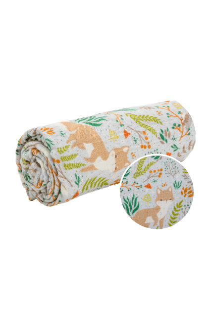 Fox Tail  Babydeken