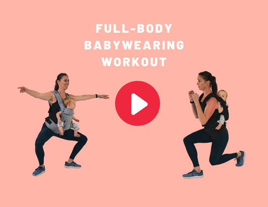 Treino de corpo inteiro com o babywearing