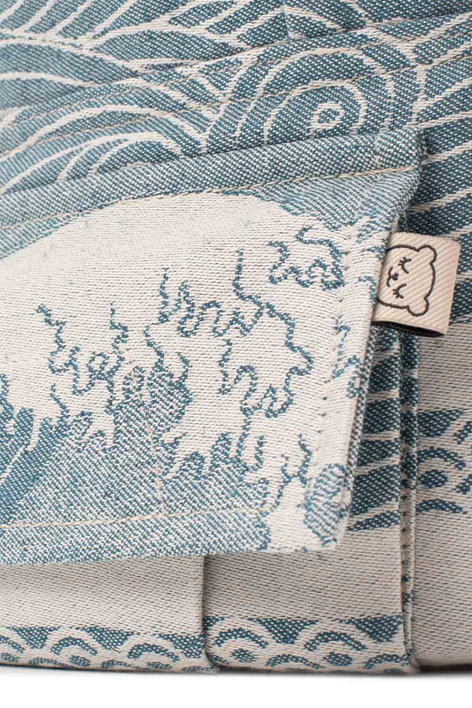 Okinami Kaio - Porta-bebé para bebé em tecido com Signature
