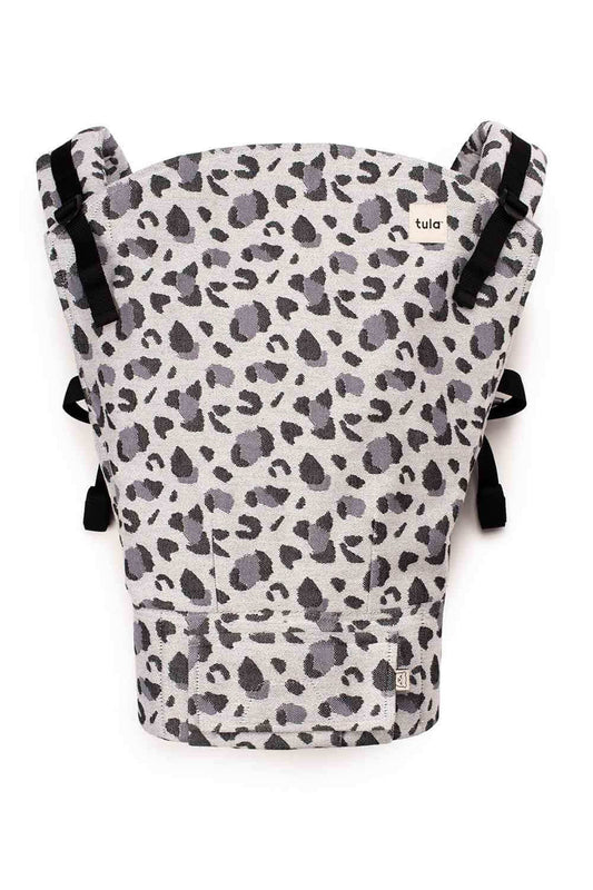 Snow Leopard - Porta-bebé para bebé em tecido com Signature